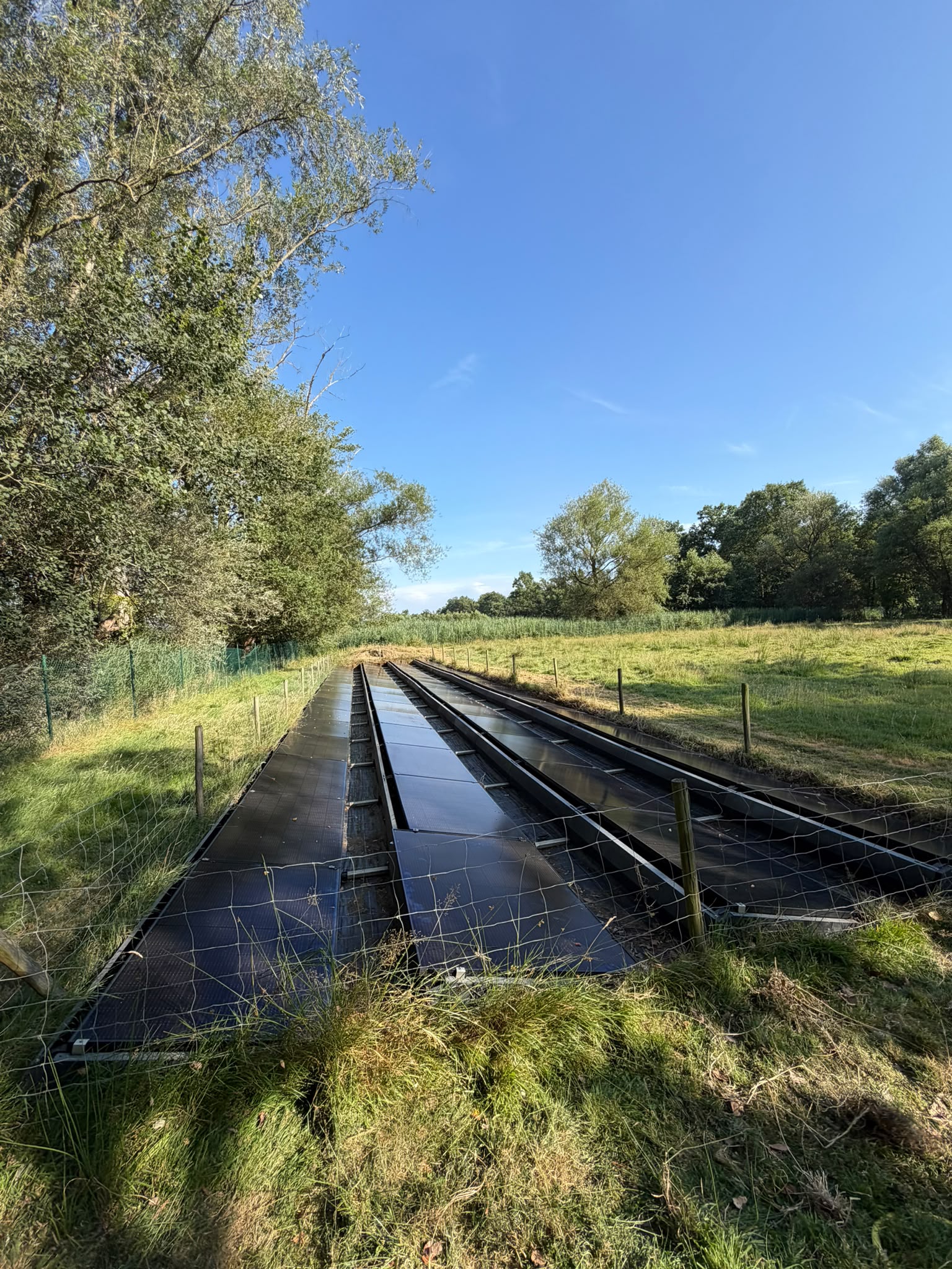 Installatie van de zonnepanelen in Wingene